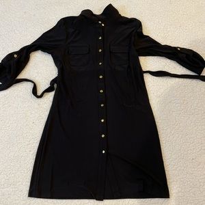 Emma and Michele, black dress